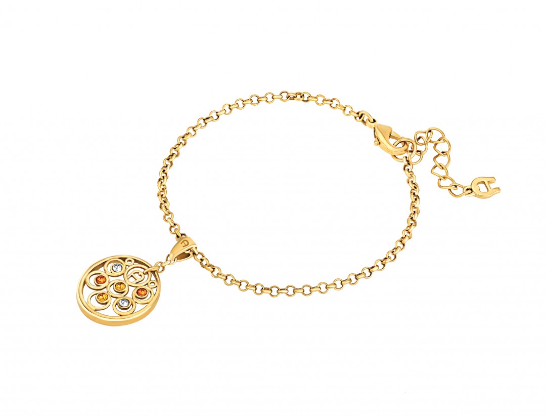 Aigner Bracelet Gld Sto Aj