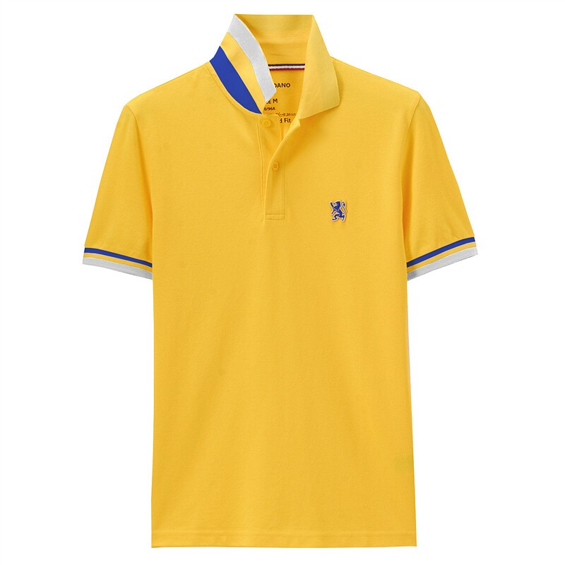 giordano yellow polo shirt